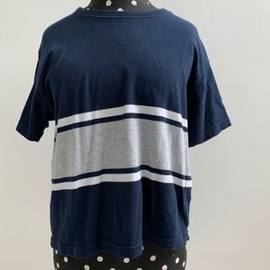 Brandy Melville Blue and Grey T-shirt